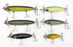 (6) Poes Underwater Minnow Fishing Lures