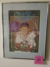 DONRUSS STAN MUSIAL PUZZLE FRAMED
