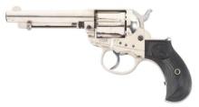 (A) COLT MODEL 1877 LIGHTNING DOUBLE ACTION REVOLVER WITH PICTURE BOX.