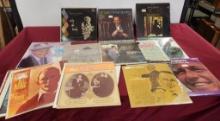 Group of Vinyl Records - Frank Sinatra & More