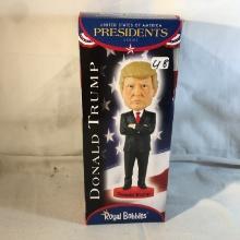 Collector NIB  Donald Trump Royal Bobbles Size: 10"tall Box