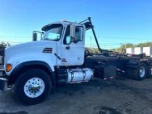 2006 MACK CV713 GRANITE ROLL OFF TRUCK, DIESEL, GVWR RECENTLY REPLACED TRANSMISSION / AC SYSTEM &...