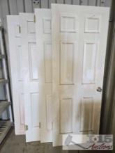(4) Doors with Hinges and Knobs
