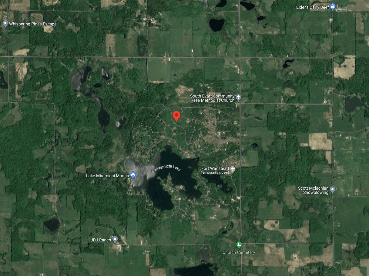Adjacent Lots Within Walking Distance of Lake Miramichi in Osceola County, Michigan!