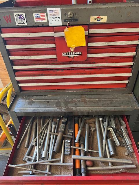 Craftsman Tool Box with Tools